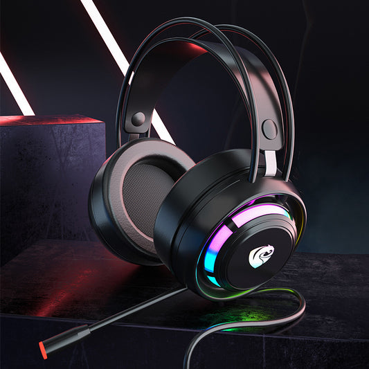 Cross-border PSH-300 computer game headset headset 7.1-channel e-sports with microphone wired subwoofer