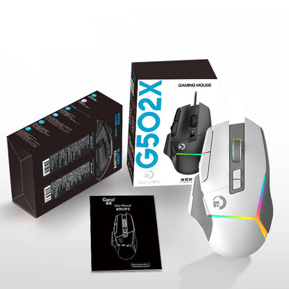 Value Explosions G502X E-sports Game Mouse Wired Macro RGB Internet Cafe usb Press Gun Macro Definition Eat Chicken cf