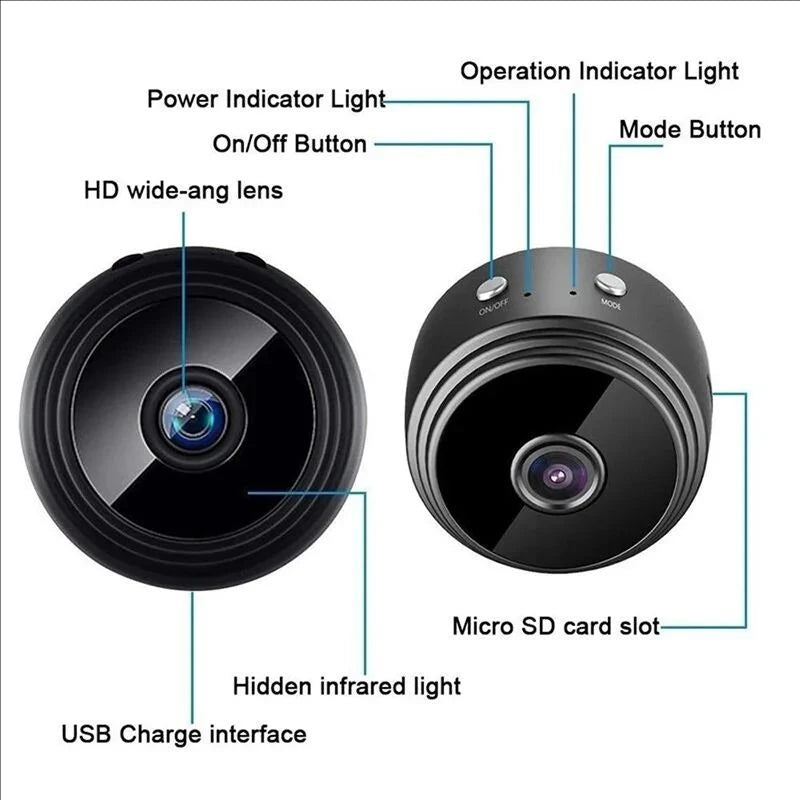 A9 Mini Camera WiFi Wireless Monitoring Security Protection Remote Monitor Camcorders Video Surveillance Smart Home