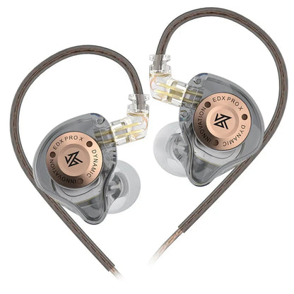 Auriculares KZ com Fio e Microfone | Som Hi-Fi
