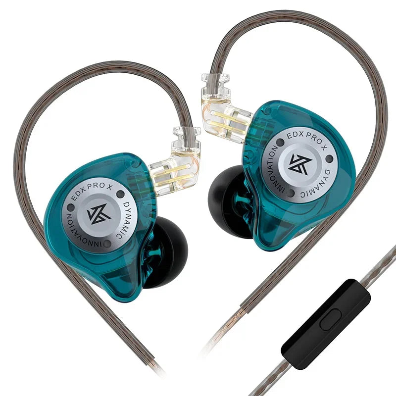 Auriculares KZ com Fio e Microfone | Som Hi-Fi