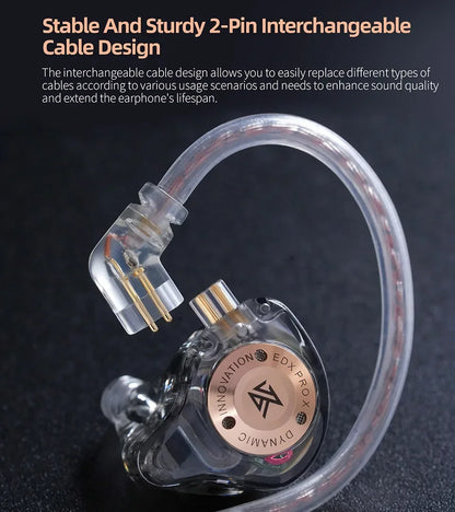 Auriculares KZ com Fio e Microfone | Som Hi-Fi