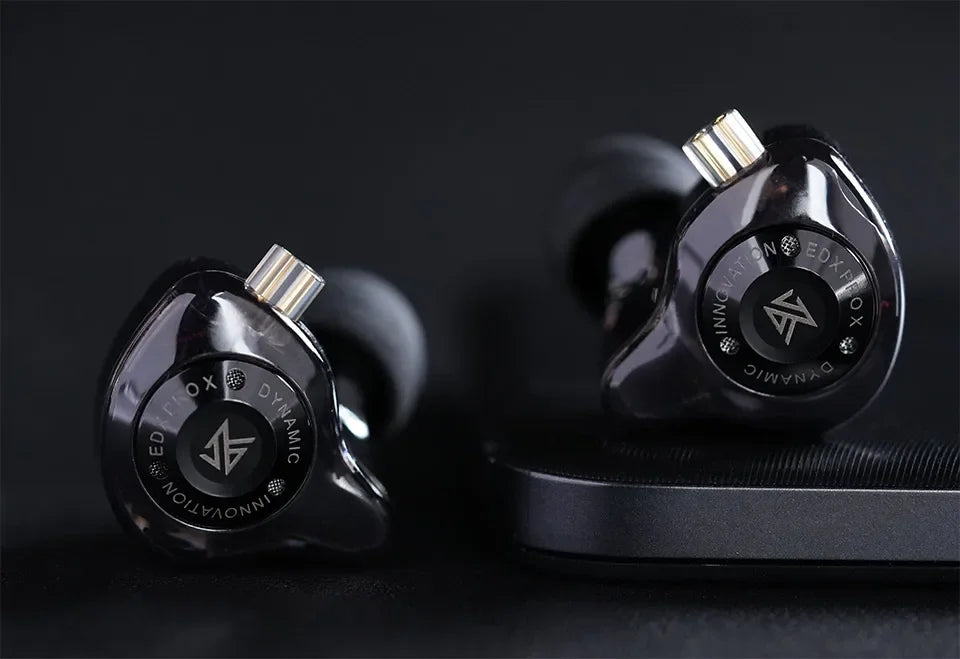 Auriculares KZ com Fio e Microfone | Som Hi-Fi