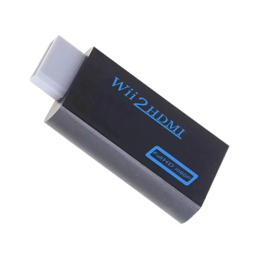 High Definition TV Wii HDMI Adapter, Compatible With Monitors and Projectors, Supports NTSC/PAL 480i/480p/576i/720p/1080p