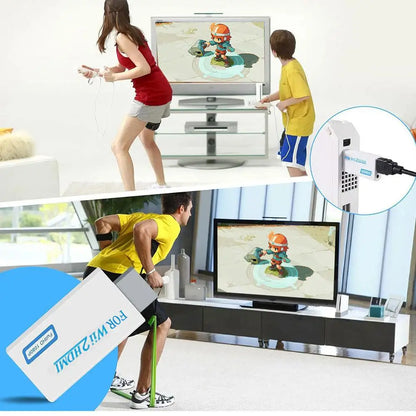 High Definition TV Wii HDMI Adapter, Compatible With Monitors and Projectors, Supports NTSC/PAL 480i/480p/576i/720p/1080p