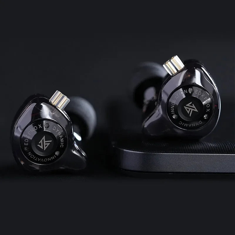 Auriculares KZ com Fio e Microfone | Som Hi-Fi