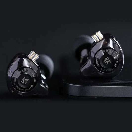 Auriculares KZ com Fio e Microfone | Som Hi-Fi