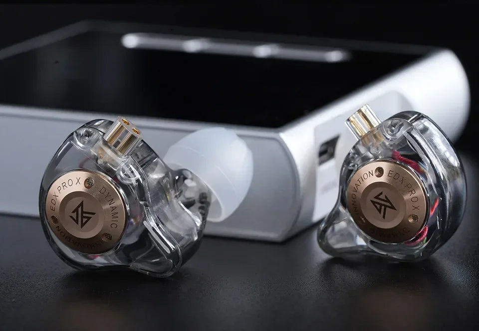 Auriculares KZ com Fio e Microfone | Som Hi-Fi
