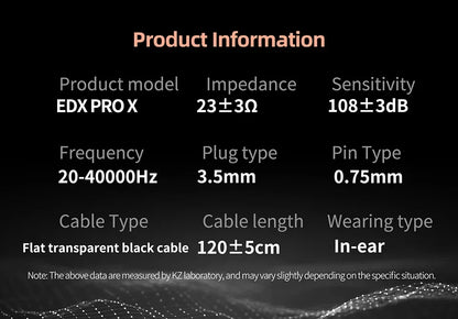 Auriculares KZ com Fio e Microfone | Som Hi-Fi