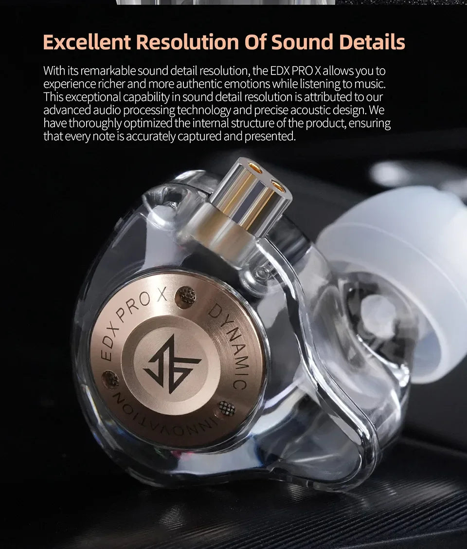 Auriculares KZ com Fio e Microfone | Som Hi-Fi