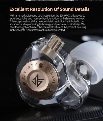 Auriculares KZ com Fio e Microfone | Som Hi-Fi