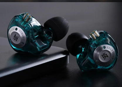 Auriculares KZ com Fio e Microfone | Som Hi-Fi