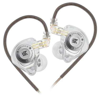 Auriculares KZ com Fio e Microfone | Som Hi-Fi